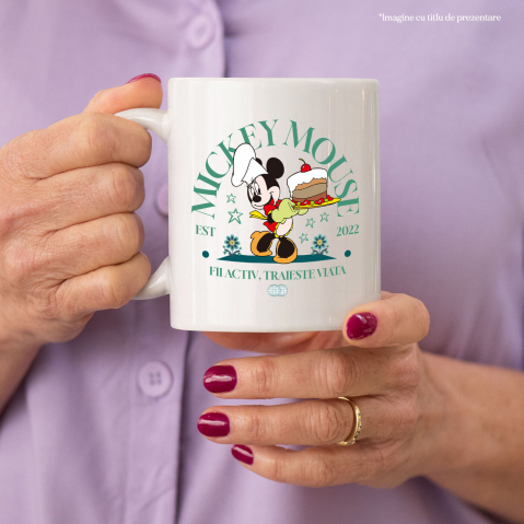 Cana Cu Mickey in Lumea Dulciurilor, Ceramica, 330ML [2]