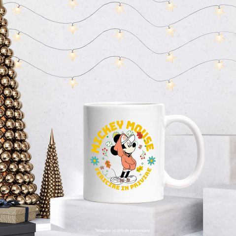 Cana Cu Mickey in outfit de strada, Ceramica, 330ML [3]