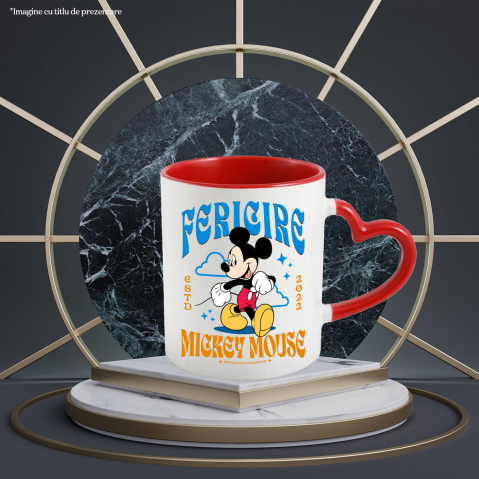 Cana Cu Mickey Mouse – Clasic si Mereu Actual, Ceramica, 330ML [1]