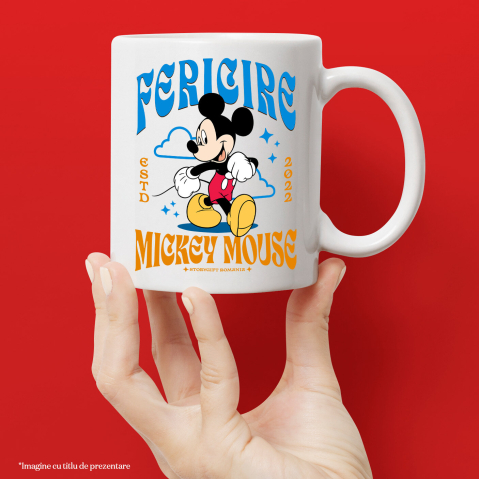 Cana Cu Mickey Mouse – Clasic si Mereu Actual, Ceramica, 330ML [2]