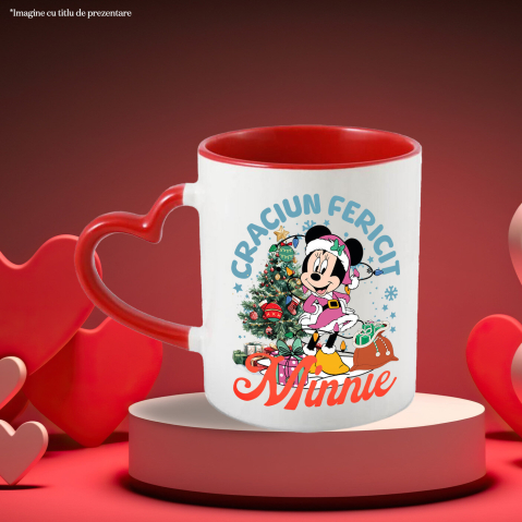 Cana Cu Mickey Mouse Sarbatori Disney, Ceramica, 330ML [3]