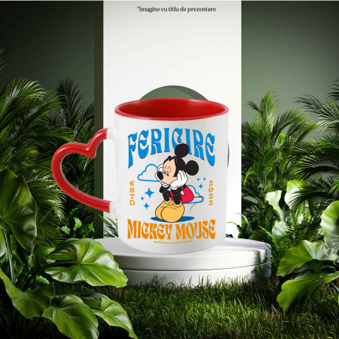 Cana Cu Mickey Mouse Suparat Dar Puternic, Ceramica, 330ML [1]
