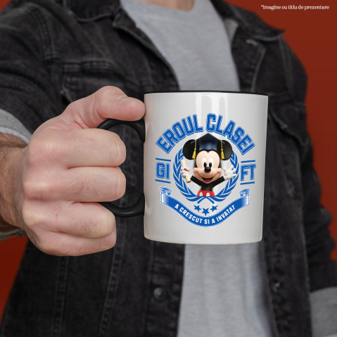 Cana Cu Mickey Mouse: Zambete Si Curaj La Scoala, Ceramica, 330ML [2]