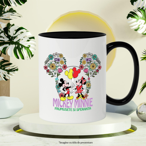 Cana Cu Mickey si Minnie – Momente cu Baloane, Ceramica, 330ML [3]
