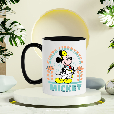 Cana Cu Mickey si misiunea medicala, Ceramica, 330ML [3]