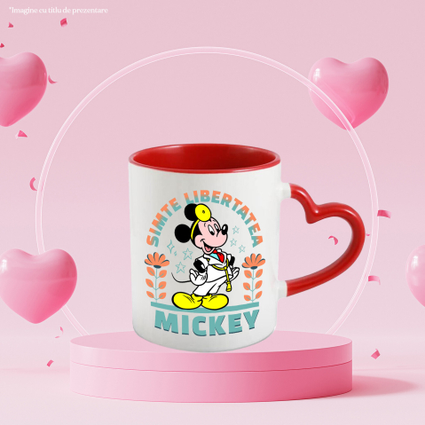 Cana Cu Mickey si misiunea medicala, Ceramica, 330ML [2]
