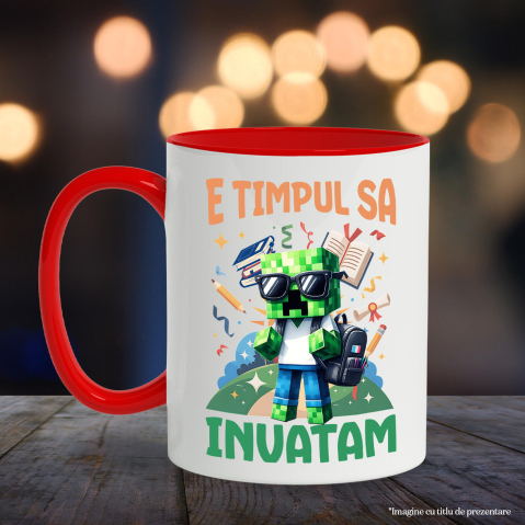Cana Cu Minecraft: Lecții Distractive Si Zambete, Ceramica, 330ML [3]