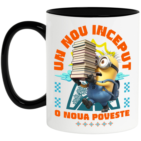 Amuzante - Cana Cu Minions – Cărți Care Te Învață Să Crești Cu Multă Amuzament, Ceramica, 330ML