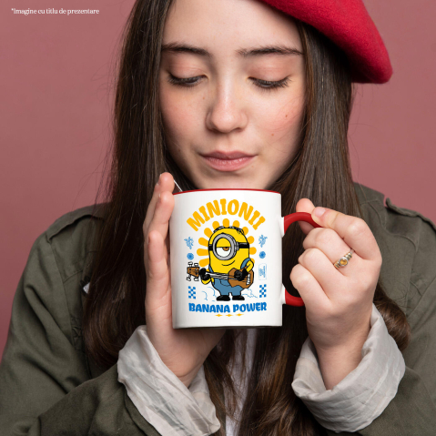 Cana Cu Minionul – Chitară și Distracție, Ceramica, 330ML [2]
