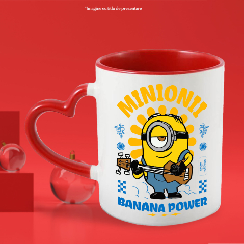 Cana Cu Minionul – Chitară și Distracție, Ceramica, 330ML [1]
