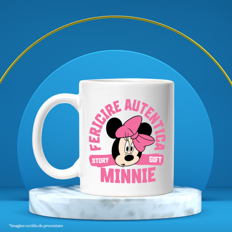 Cana Cu Minnie, cu ochii plini de magie, Ceramica, 330ML [3]