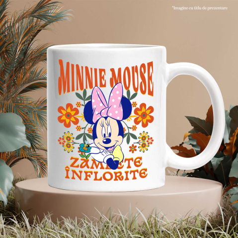 Cana Cu Minnie, frumoasă și plină de viață, Ceramica, 330ML [3]