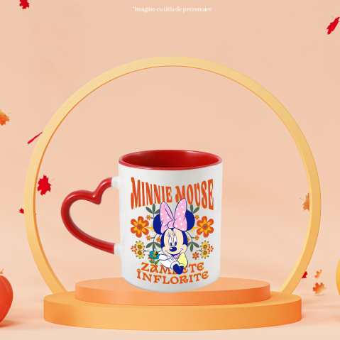 Cana Cu Minnie, frumoasă și plină de viață, Ceramica, 330ML [1]