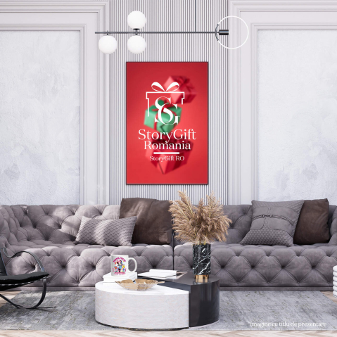 Cana Cu Minnie, în mijlocul unei grădini Ceramica, 330ML, cu Maner Alb [3]