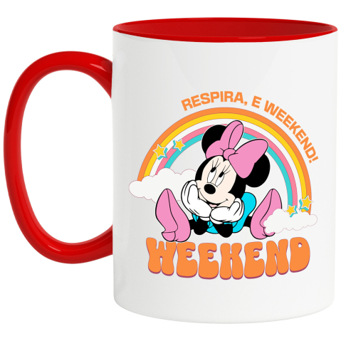 Desene Animate - Cana Cu Minnie intr-o lume plina de culoare si bucurie, Ceramica, 330ML