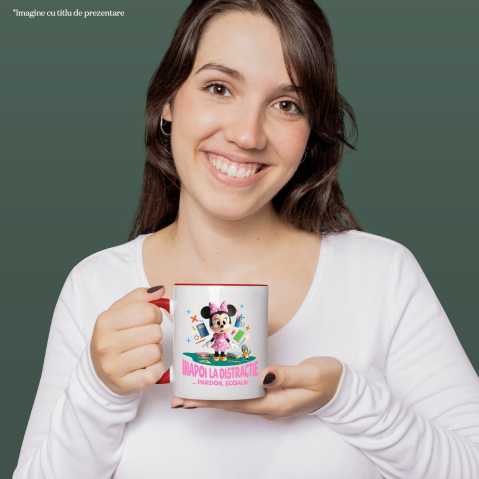 Cana Cu Minnie Mouse – Joaca Si Aventuri Amuzante, Ceramica, 330ML [1]