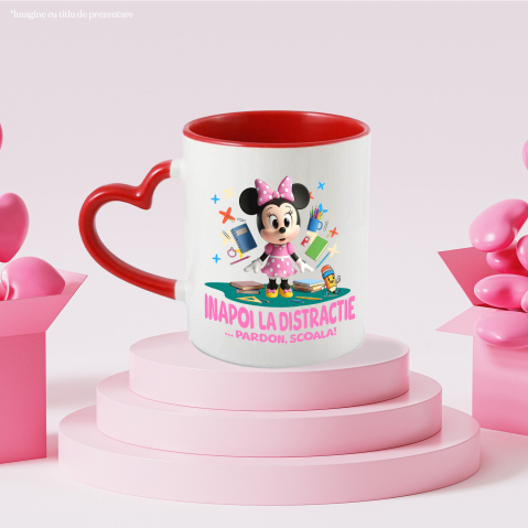 Cana Cu Minnie Mouse – Joaca Si Aventuri Amuzante, Ceramica, 330ML [3]