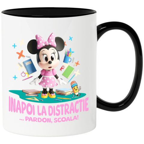 Educatie - Cana Cu Minnie Mouse – Joaca Si Aventuri Amuzante, Ceramica, 330ML