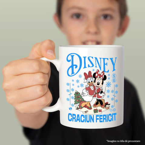 Cana Cu Minnie si Daisy Sarbatori Disney cu Mickey, Ceramica, 330ML [1]