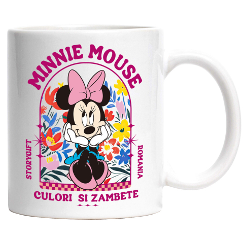 Desene Animate - Cana Cu Minnie și lumea florală, Ceramica, 330ML