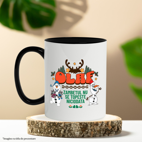 Cana Cu Olaf - Aventuri cu cel mai vesel om de zapada, Ceramica, 330ML [3]