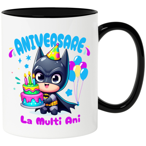 Desene Animate - Cana Cu Petrecere cu Batman – Salvatorul Zilei, Ceramica, 330ML