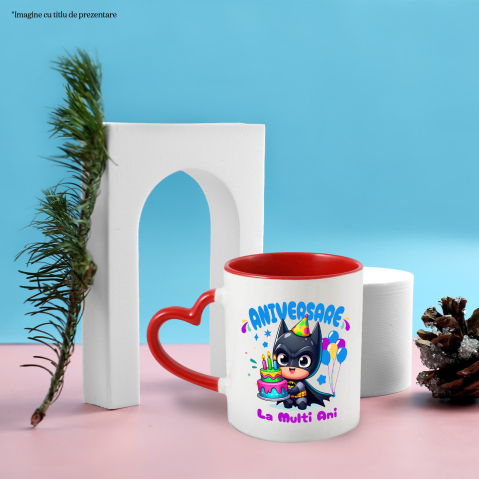 Cana Cu Petrecere cu Batman – Salvatorul Zilei, Ceramica, 330ML [2]