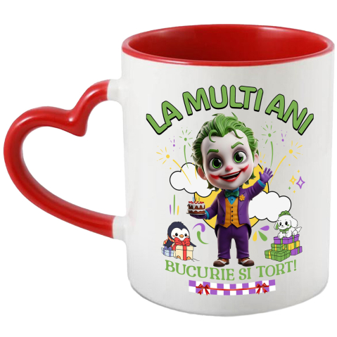 Desene Animate - Cana Cu Petrecere cu Joker – Distractie si Suspans, Ceramica, 330ML