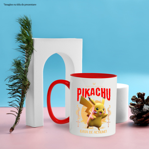 Cana Cu Pikachu - Aventuri Electrizante în Lumea Disney, Ceramica, 330ML [3]