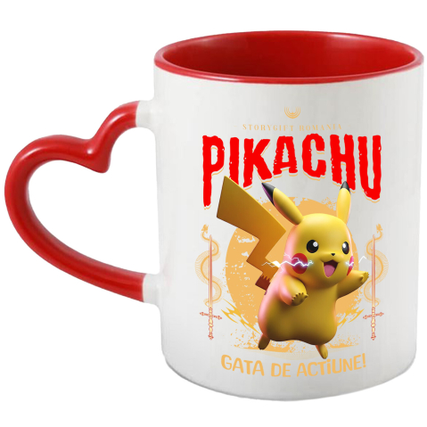 Căni - Cana Cu Pikachu - Aventuri Electrizante în Lumea Disney, Ceramica, 330ML