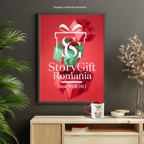 Cana cu pisica cu mesajul "My level of sarcasm depends on your level of stupidity", ilustratie, nivel, depinde, cafea cu Maner Inima Rosie [3]