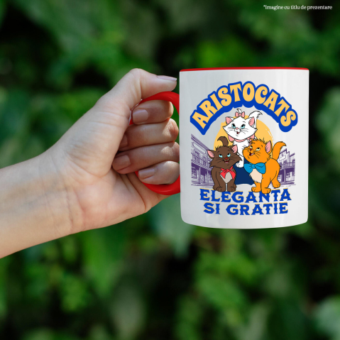 Cana Cu Pisici Regale si Fermecate, Ceramica, 330ML [1]