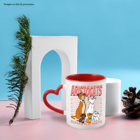 Cana Cu Pisicile Aristocrate in Lumea Magica, Ceramica, 330ML [1]