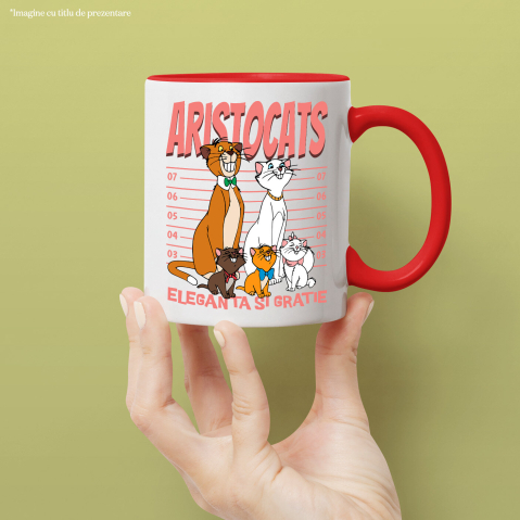 Cana Cu Pisicile Aristocrate in Lumea Magica, Ceramica, 330ML [2]