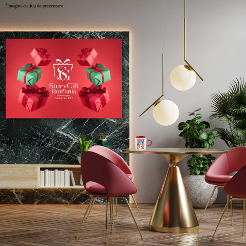 Cana Cu Pisicile Aristocrate si Prietenia Vesela Ceramica, 330ML, cu Maner Inima Rosie [3]