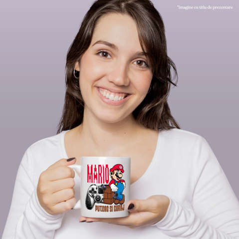 Cana Cu Power-Up si Distractie Totala, Ceramica, 330ML [1]