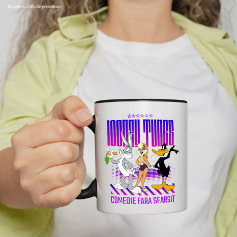 Cana Cu Prieteni Looney – Bugs, Lola si Daffy, Ceramica, 330ML [1]