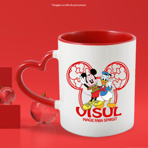 Cana Cu Prieteni Pentru Totdeauna – Mickey si Donald, Ceramica, 330ML [1]