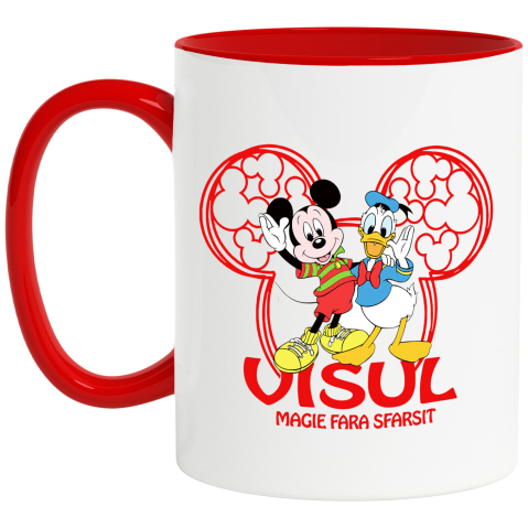 Desene Animate - Cana Cu Prieteni Pentru Totdeauna – Mickey si Donald, Ceramica, 330ML