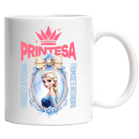 Desene Animate - Cana Cu Printesa - Frozen Printesa: Magia Inghetului, Ceramica, 330ML