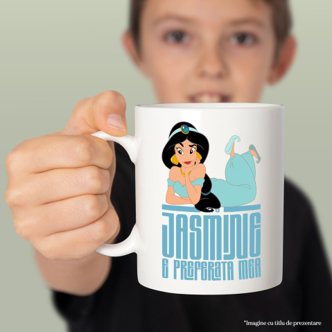 Cana Cu Printesa Jasmine – Magia din Regatul Agrabah, Aladdin, Ceramica, 330ML [1]