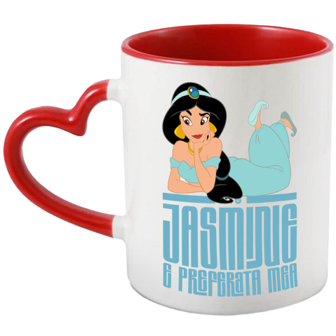 Căni - Cana Cu Printesa Jasmine – Magia din Regatul Agrabah, Aladdin, Ceramica, 330ML