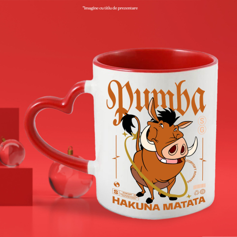 Cana Cu Pumba – Prietenul cu Inima Mare, Ceramica, 330ML [2]