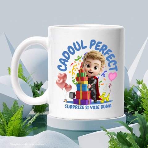 Cana Cu Puterea lui Thor - Cadou cu Inima de Fier, Ceramica, 330ML [3]