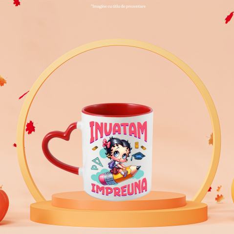 Cana Cu Scufita Rosie – Invatatura Cu Prieteni La Fiecare Pas, Ceramica, 330ML [1]