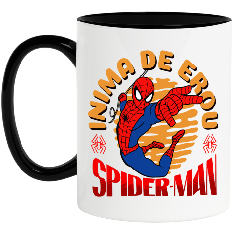 Desene Animate - Cana Cu Spidere-Man - Calatoria Eroului cu Puteri de Paianjen, Ceramica, 330ML