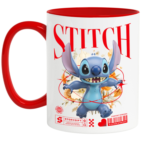 Desene Animate - Cana Cu Stitch: Flori Magice din Universul Disney, Ceramica, 330ML