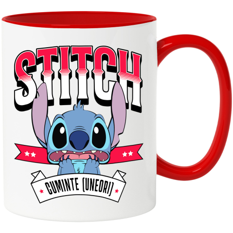 Desene Animate - Cana Cu Stitch in Fata Pericolului, Ceramica, 330ML