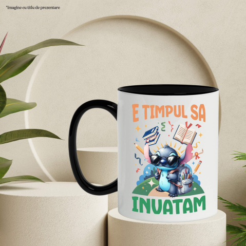 Cana Cu Stitch: Învățătura Plină De Aventură și Zâmbete, Ceramica, 330ML [3]