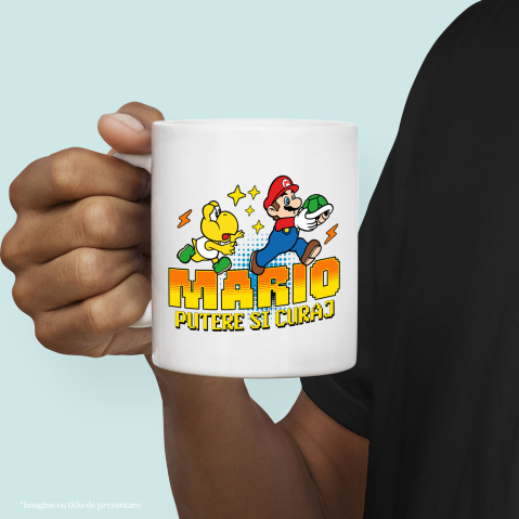 Cana Cu Super Mario in Misiune, Ceramica, 330ML [2]